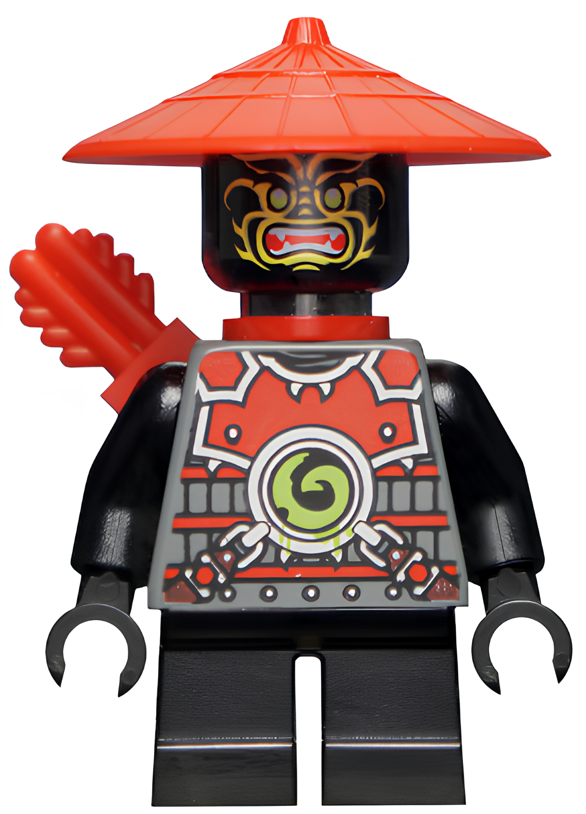 Lego Ninjago Stone Army Scout Yellow Face Red Quiver Short Legs njo072 U Shop device